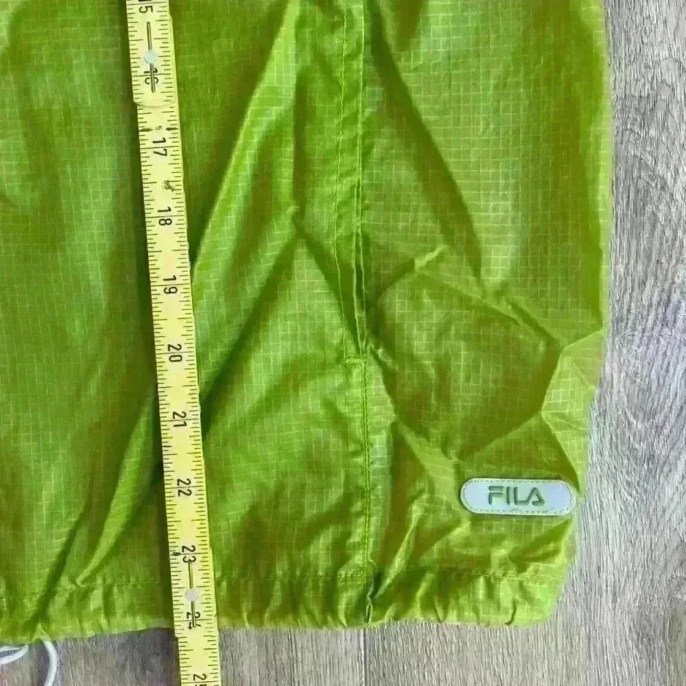 Fila Windbreaker Lightweight Men’s Jacket Full Zip Lime  Green Activewear L